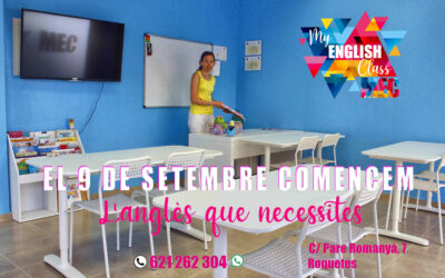 28-08-2024  3 ANYS DE MY ENGLISH CLASS